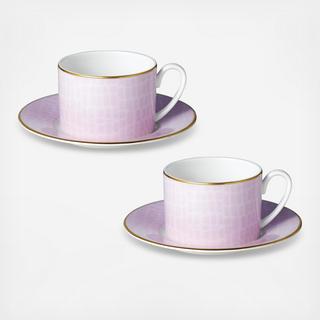 Layla Cup & Saucer, Set of 2