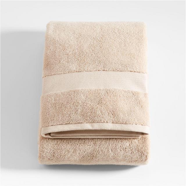 Organic Turkish Cotton Taupe Bath Towel