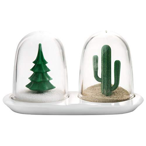 QUALY Winter Summer Salt & Pepper Shaker Set