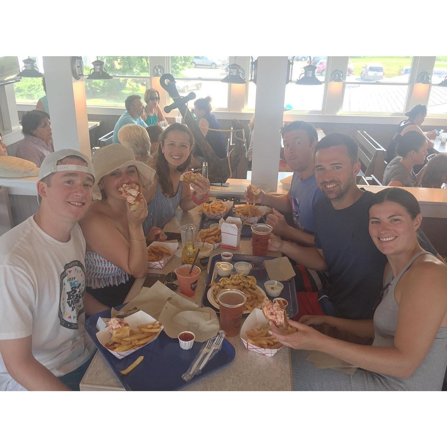 beach day with friends