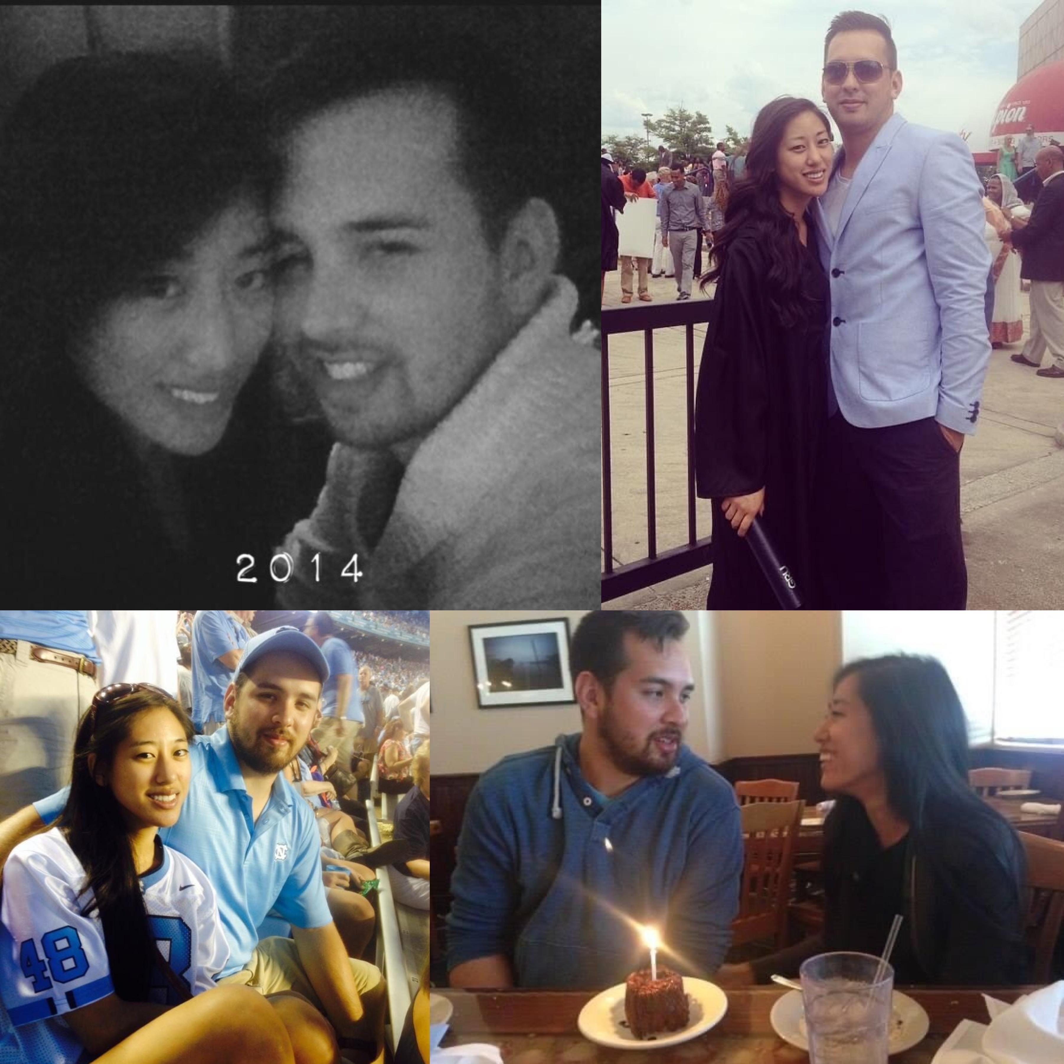 The Year of Firsts. From the first "I love you" to our first home together. It was the beginning of many graduations, wins for UNC and birthdays we would celebrate for years to come.