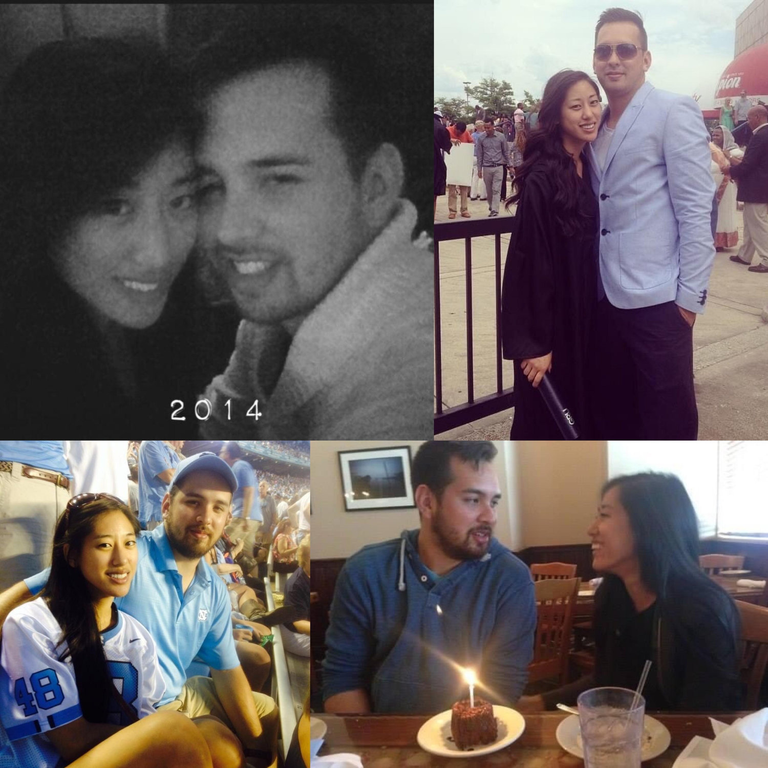 The Year of Firsts. From the first "I love you" to our first home together. It was the beginning of many graduations, wins for UNC and birthdays we would celebrate for years to come.