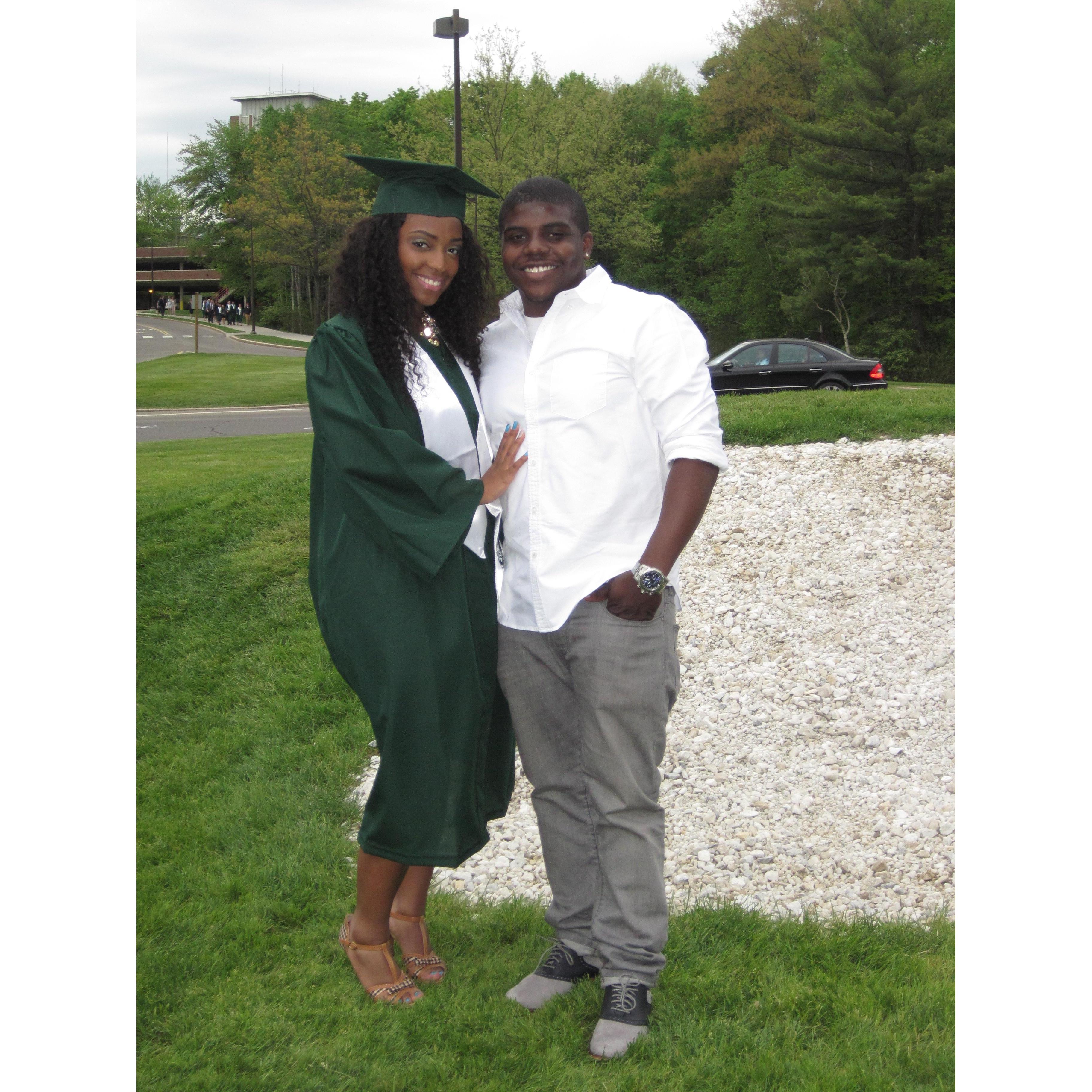 Alexis' graduation from Binghamton University.