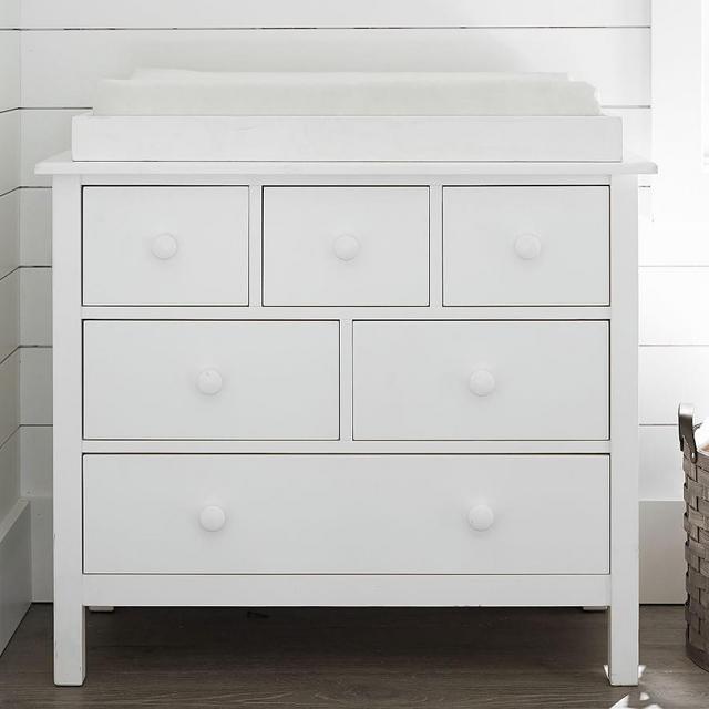 Kendall Nursery Dresser & Topper Set, Simply White
