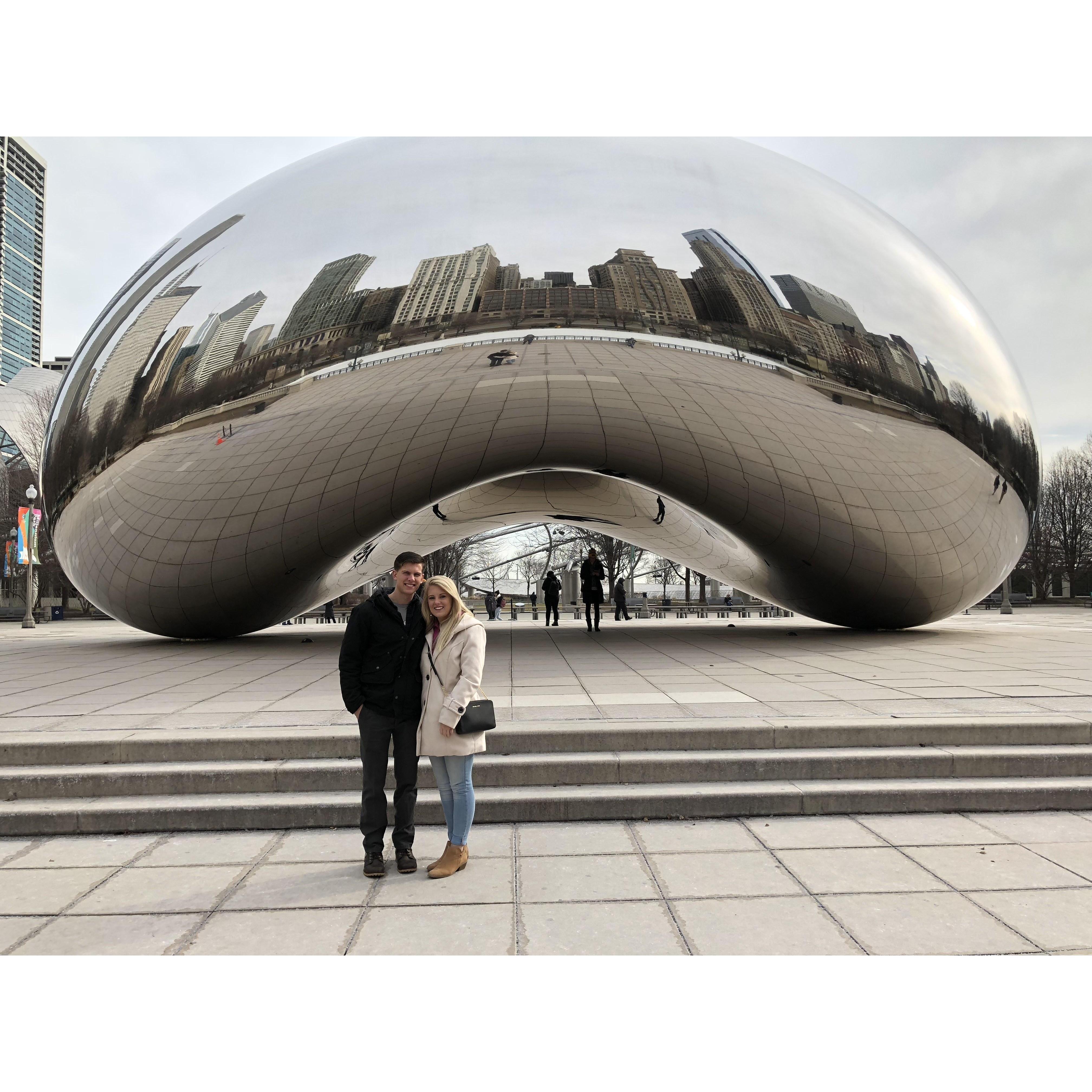 My first time in Chicago. January 2018.