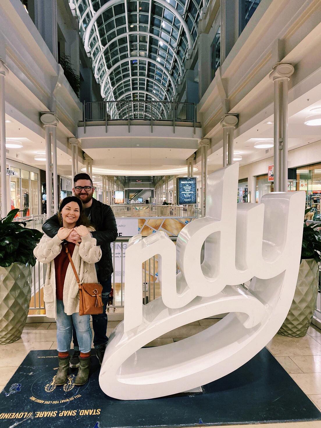 This trip to Indianapolis with Joe and his family was technically their first official date!