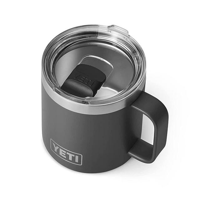 YETI Rambler 14 oz Mug, Vacuum Insulated, Stainless Steel with MagSlider Lid, Stainless