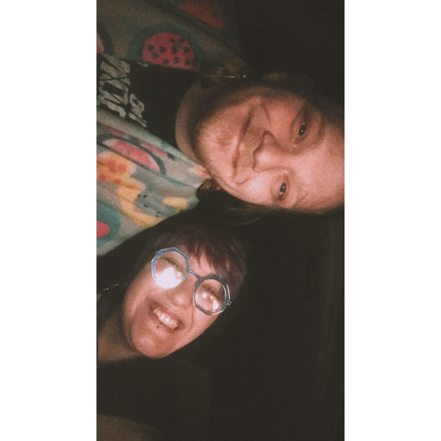 aaron gets up at 3 in the morning with me whenever we have a roadtrip <3