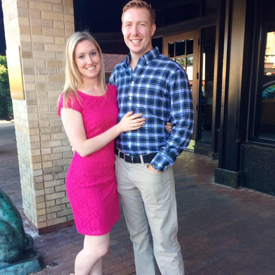 Celebrating Krista's graduation from the University of Kansas in Kansas City.