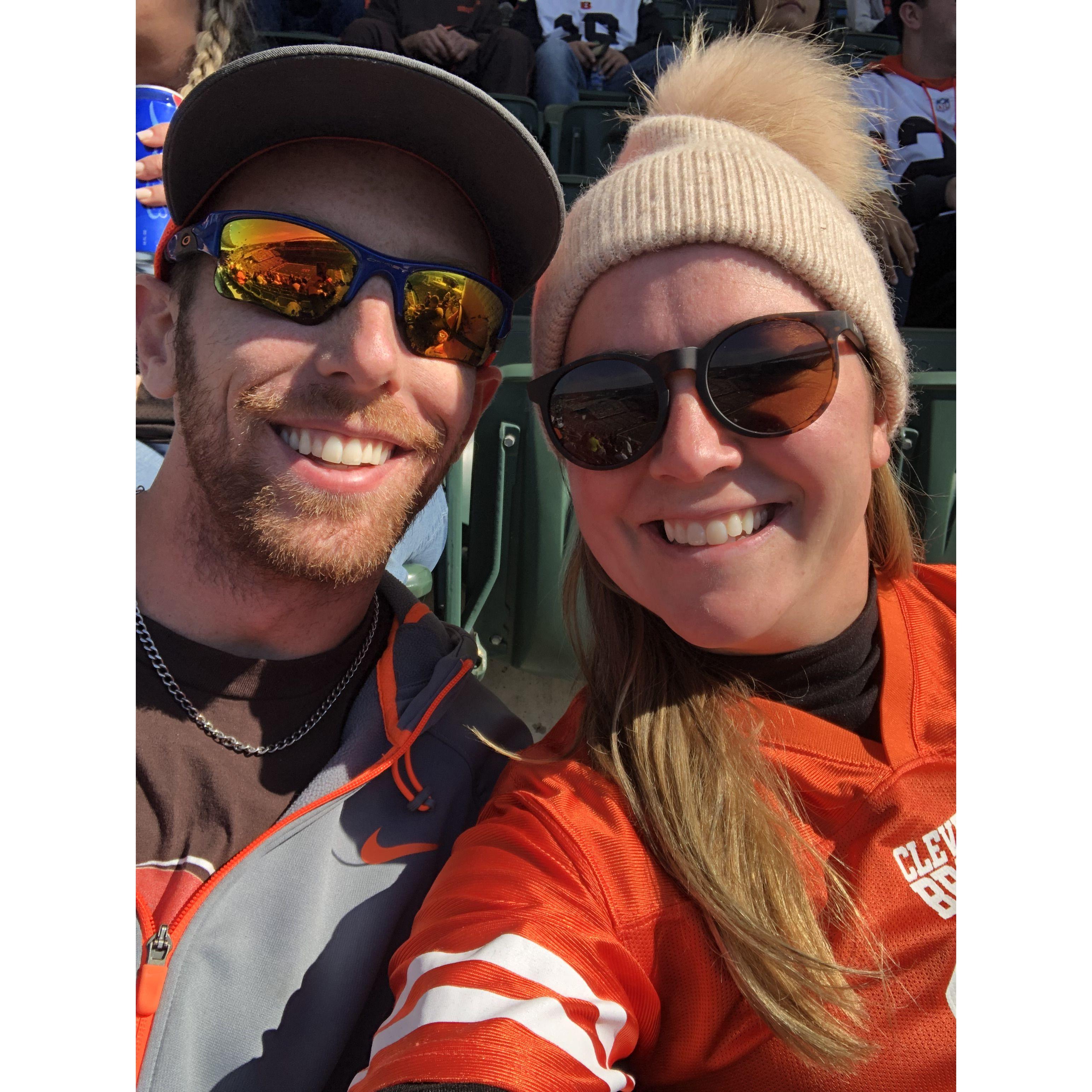 When Garrett pretended he was a browns fan to meet Jamal's sibblings for the first time.