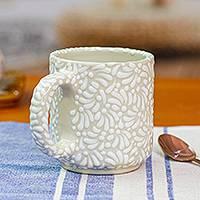 Two Hand-Painted Ceramic Mugs "Splendid Spring"