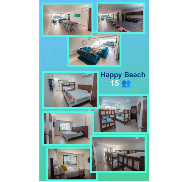This is "Happy Beach" apartment at the place of the venue and you would be able to reserve by contacting Konnor or Sara ------ Estas son algunas fotos del apartamento "Happy beach" Que esta justo donde se va a hacer la boda, si la quieres reservar puedes contactarnos Sara o Konnor.
