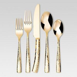 Arkita Silverware Set 5-pc. Stainless Steel Gold - Threshold™