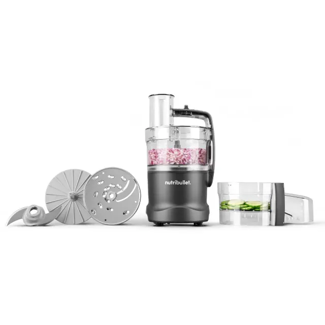 NutriBullet Limitless Food Processor NBP50300 Gunmetal Gray