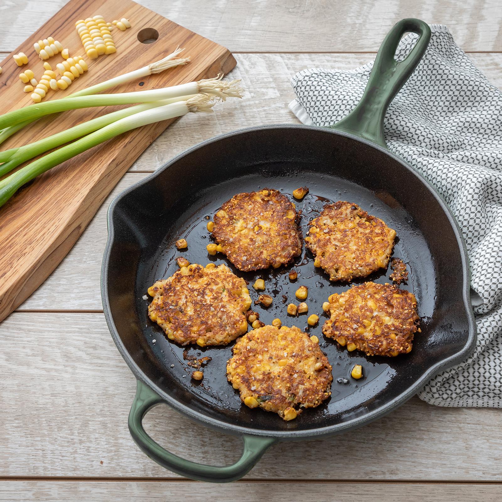  Le Creuset Enameled Cast Iron Signature Iron Handle Skillet,  11.75 (2-3/8 qt.), Flame: Pans: Home & Kitchen