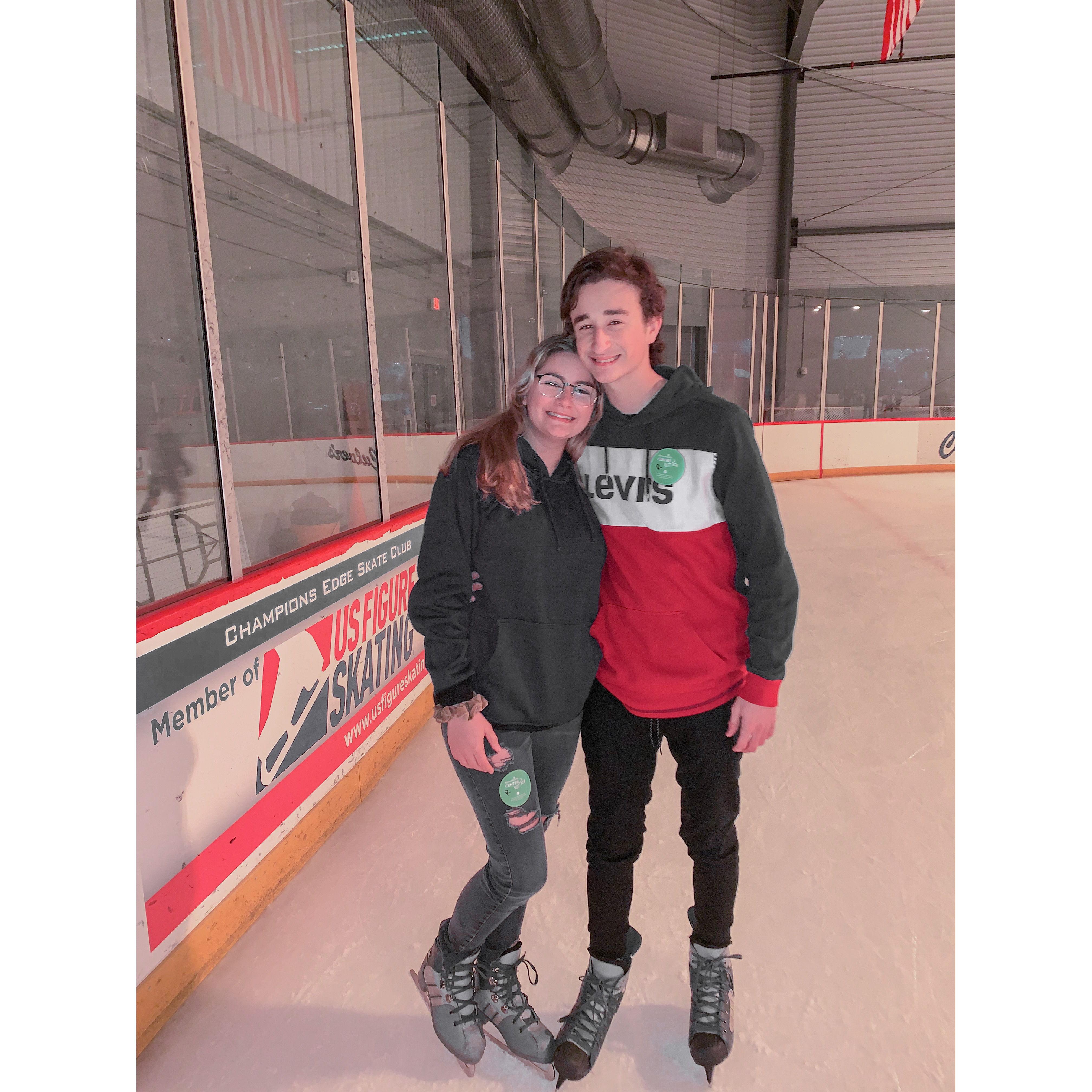 lots of ice skating dates