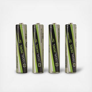 AAA Batteries and Adapter, Set of 4