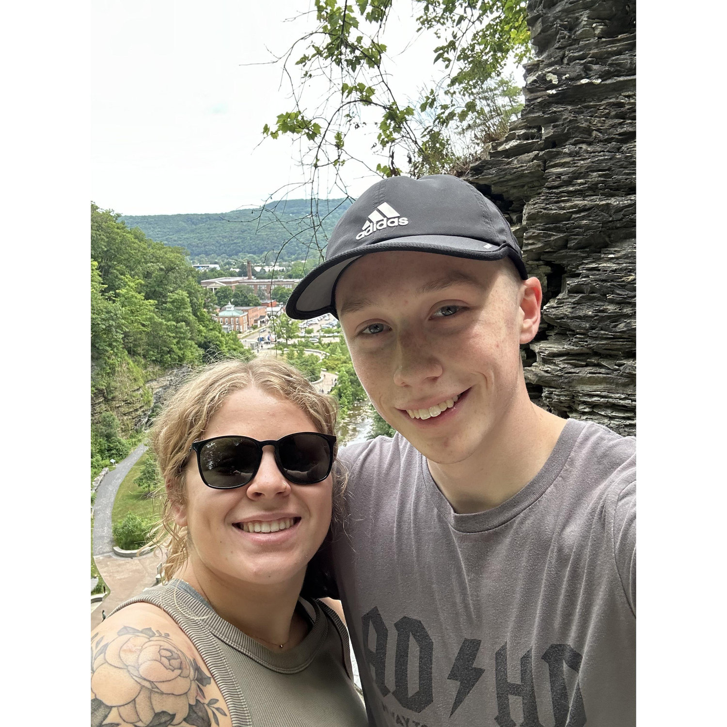 Our first hike together in Watkins Glen!