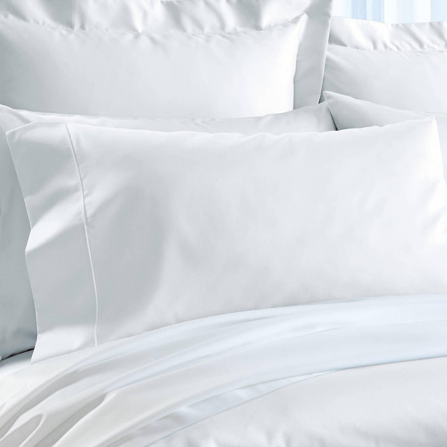 White King Cuddledown 400 Thread Count Solid Sateen Pillowcases