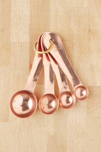 Copper Measuring Spoon Set