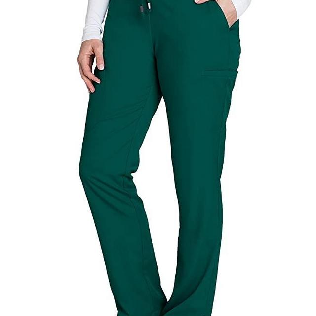 BARCO Grey's Anatomy Women's Mia Pant, Easy Care Medical Scrub Pants w/ 6 Pockets & Elastic Drawcord Waistband