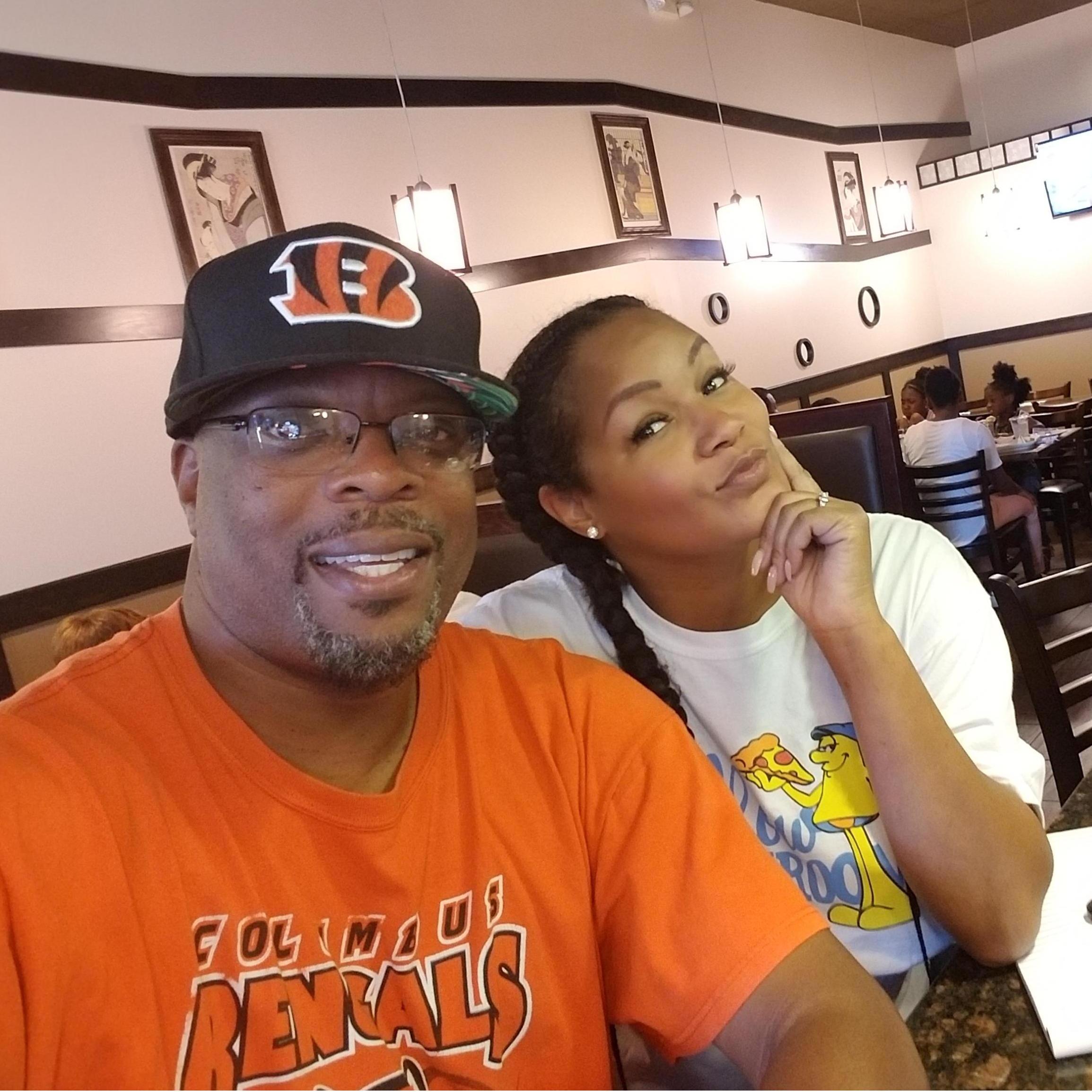 Hanging at our Sushi spot.