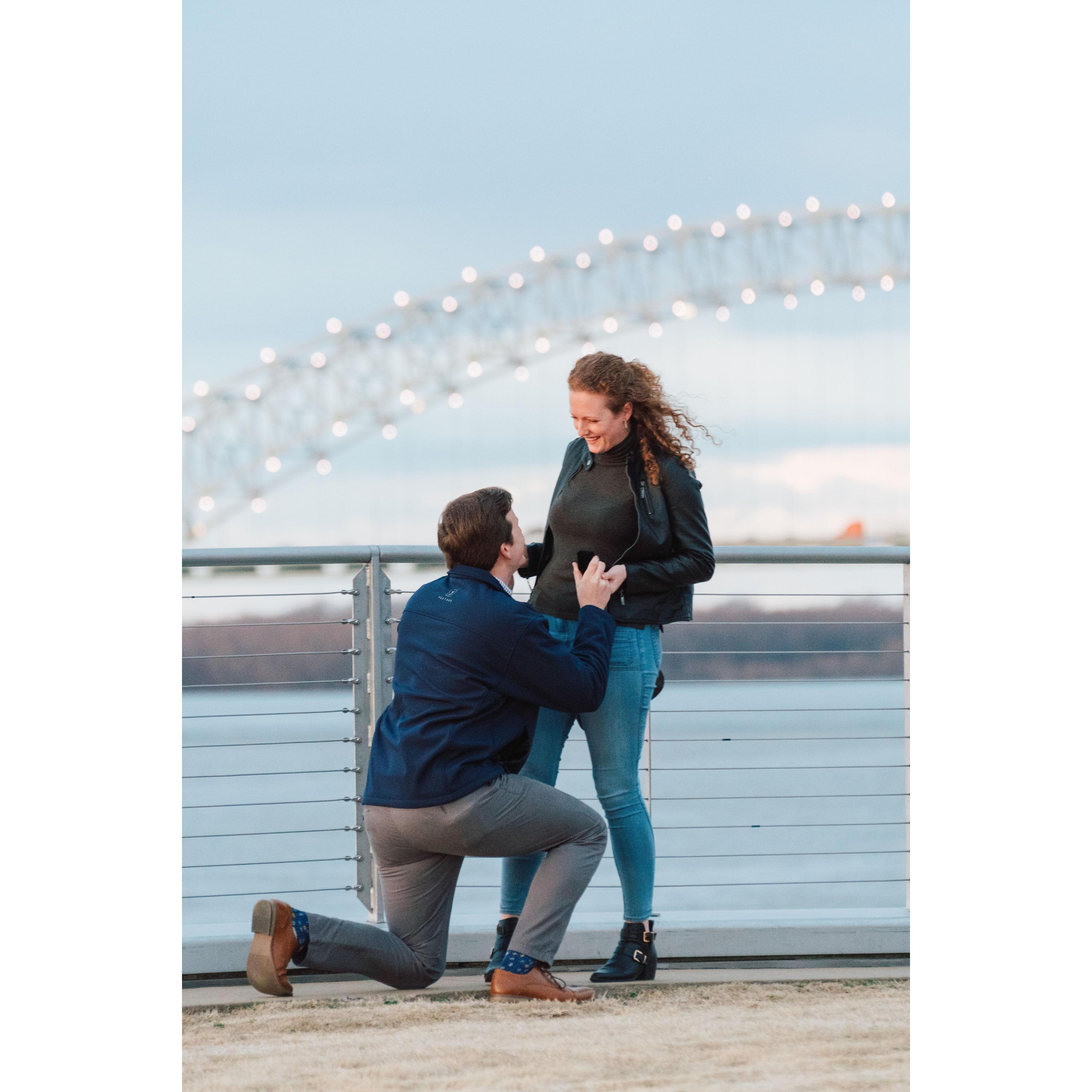 The moment he asked!