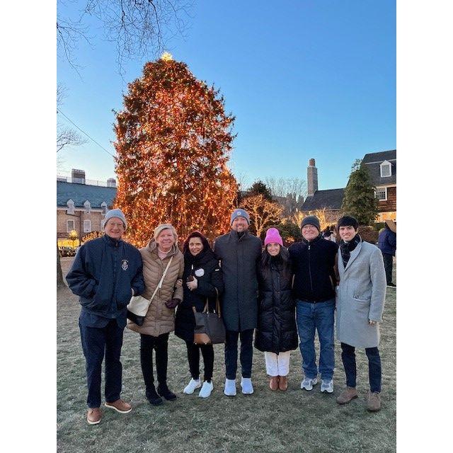 Christmas time in Princeton with the parents + Anthony.