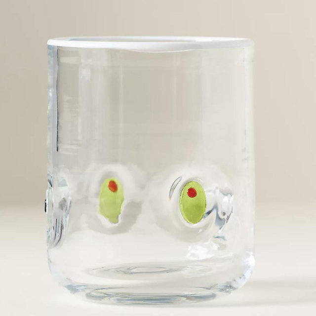 The Food & Drink Icon Juice Glass - Dirty Martini, One Size