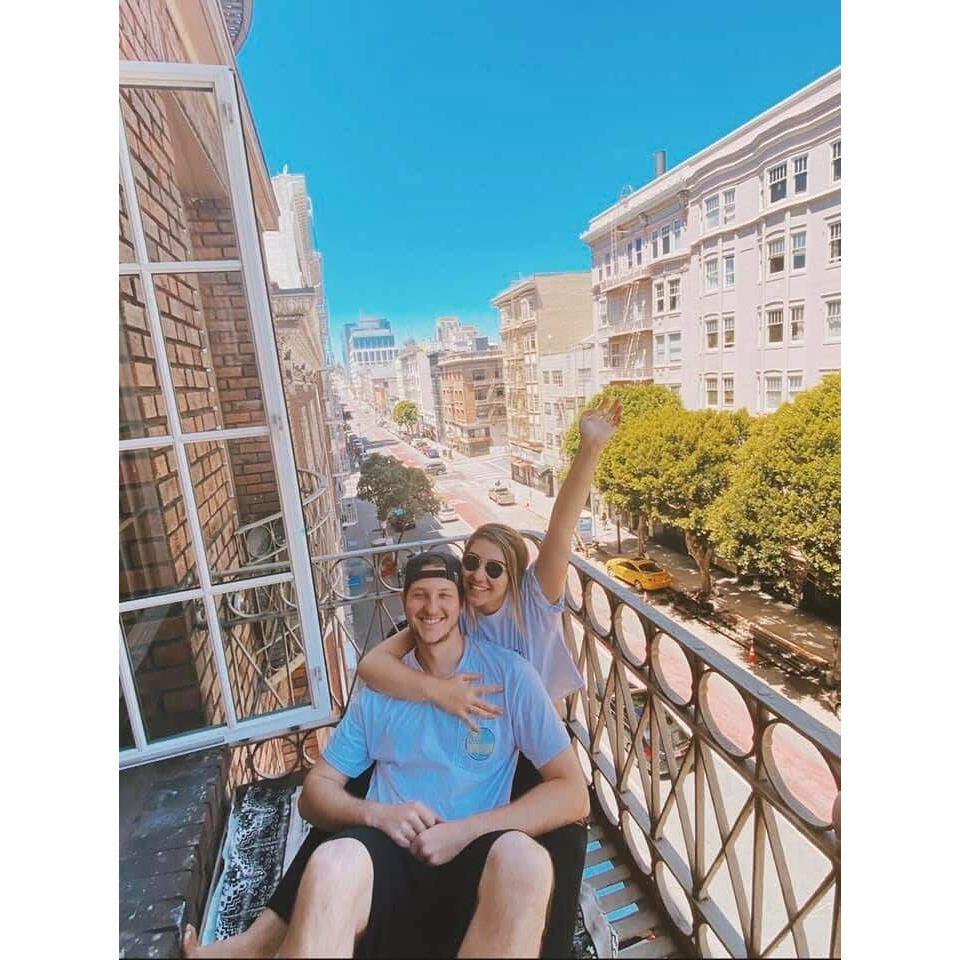 COVID hit and we moved into our first apartment together in San Francisco (in the TenderNob)