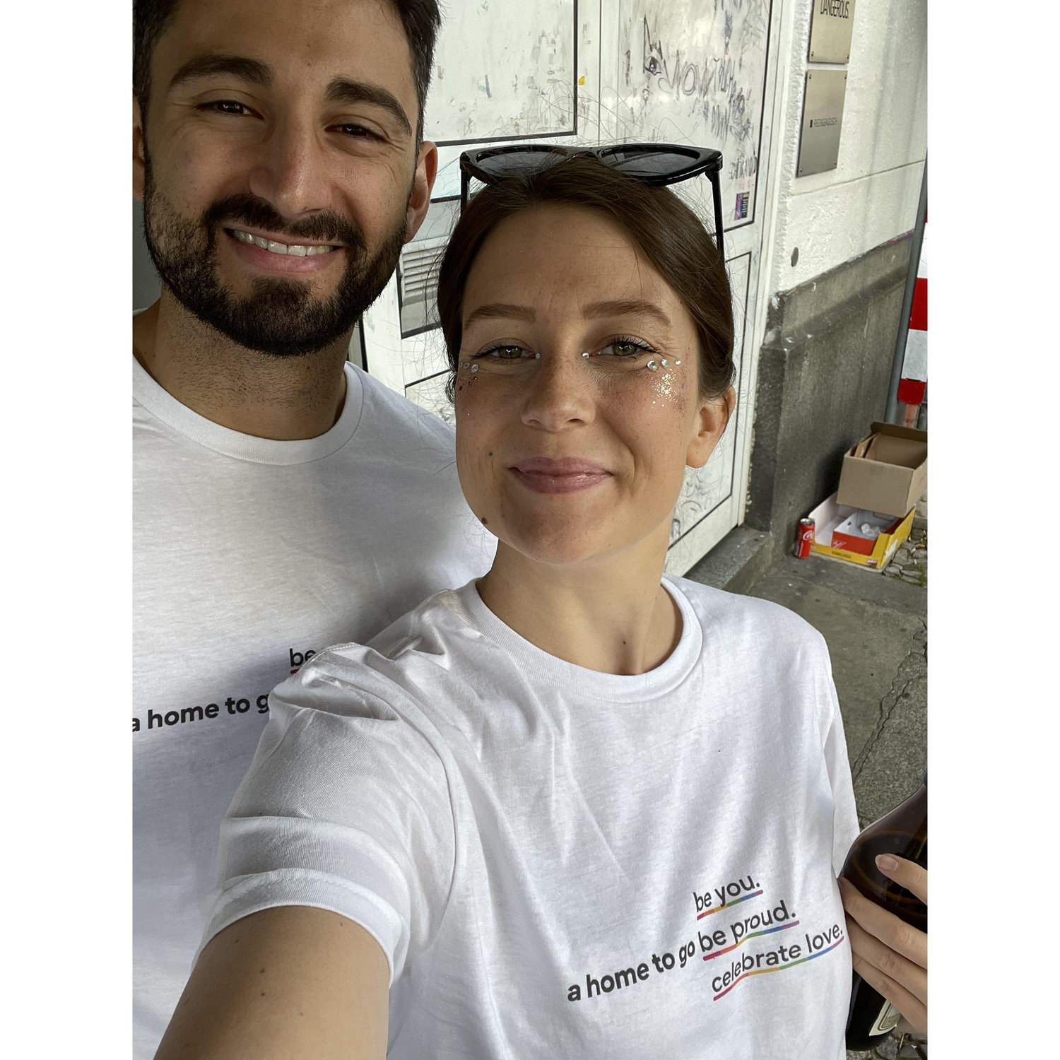 Celebrating love at the Christopher Street Day Parade in Berlin. July 2023 ๐ณ๏ธโ๐