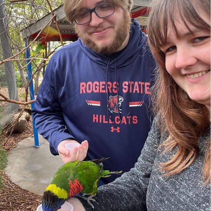 Our trip to the Oklahoma City Zoo. We got to feed the birds and they were flying all over us and landing on us. One of them pooped on Colton, which was awesome.