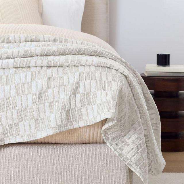 Geometric Grid Blanket, F/Q, Sand
