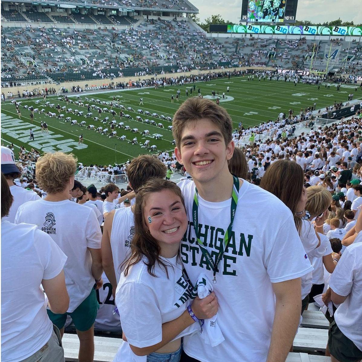 MSU football game:)