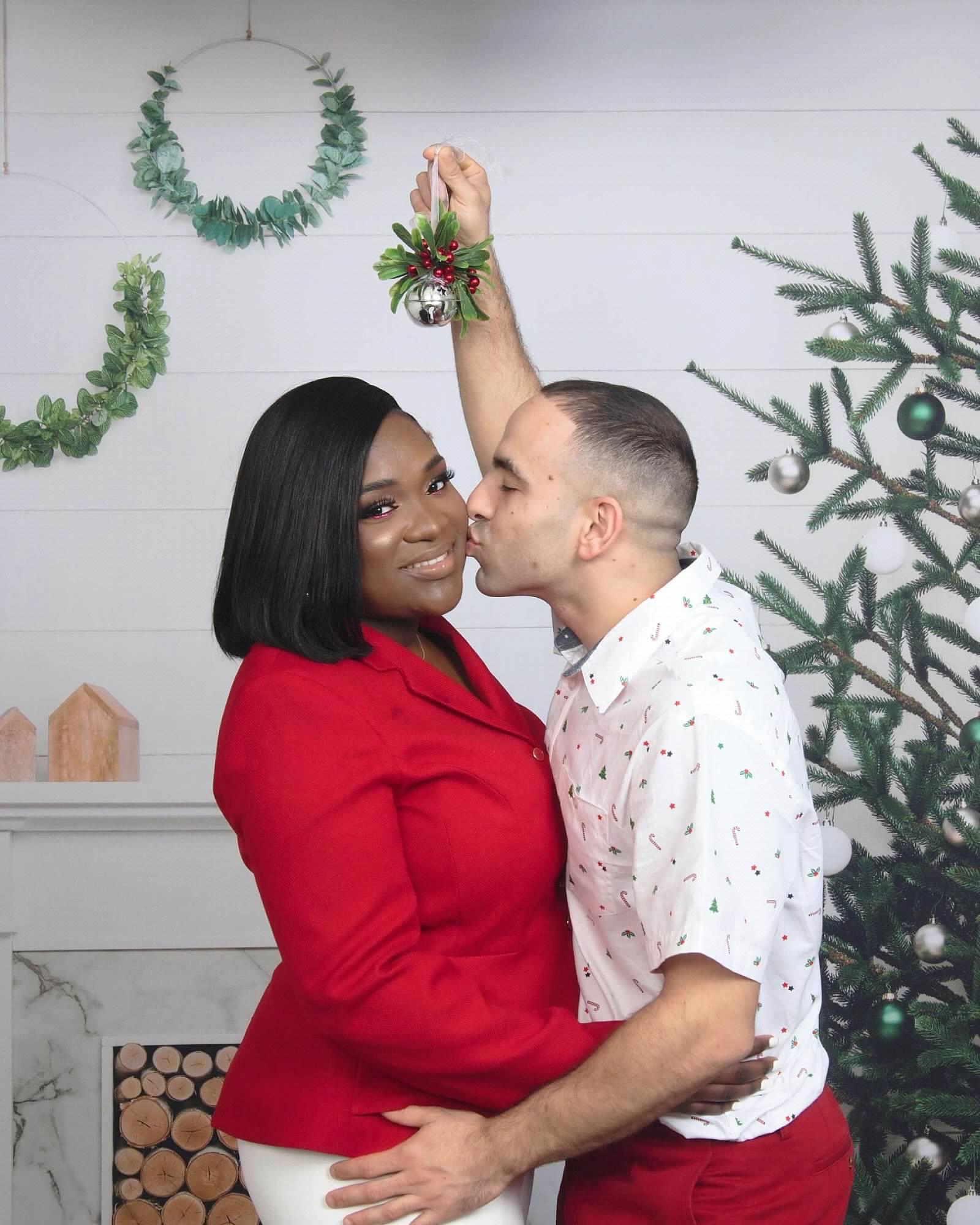 We took our first Christmas photos as a family