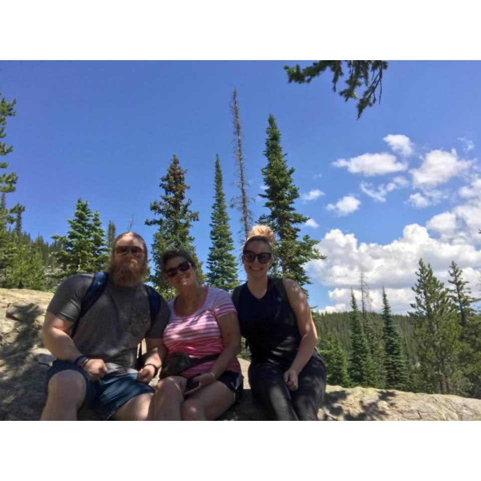 FIRST HIKE WITH GRANDMA. -2018
