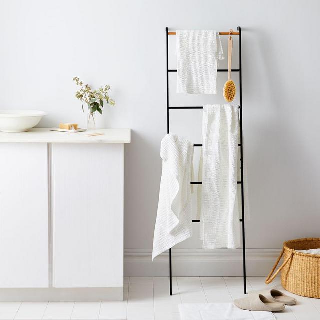 Yamazaki Steel & Wood Leaning Ladder