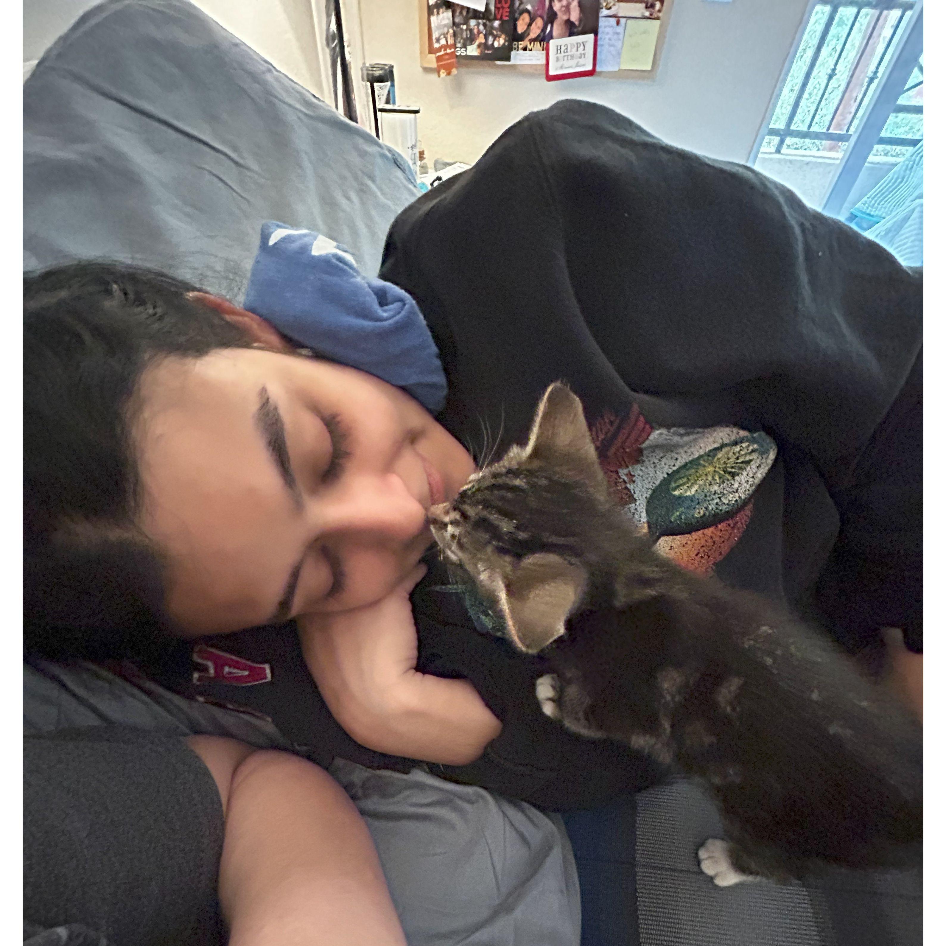 Papito kisses... May  2023