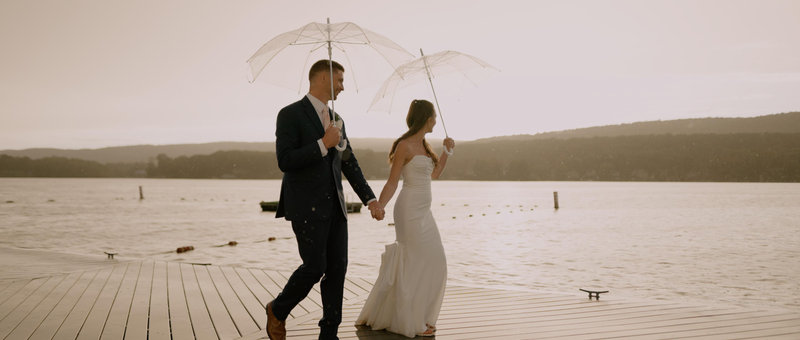 Kayla & Dave wedding film still
