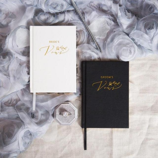 Embossed Vow Books