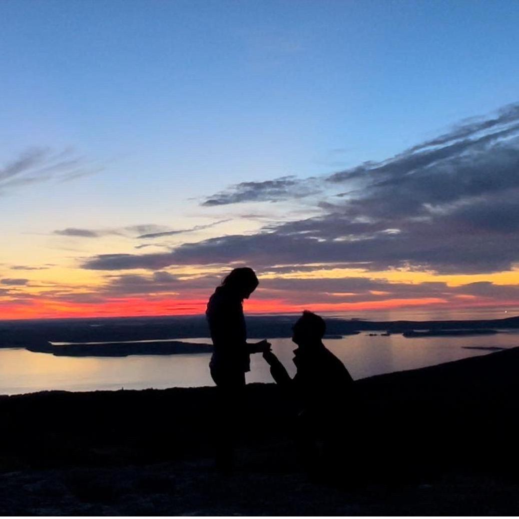 Acadia is a special place in our hearts for so many reasons, but none more important than this being the place that we chose one another, with the first rays of sun to touch the US