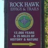 Rock Hawk Native American Effigy