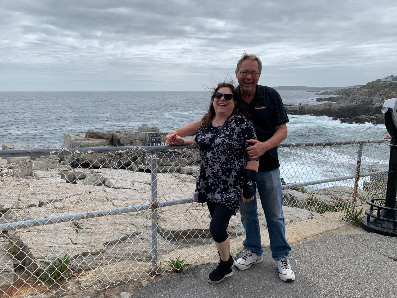 Not sure what was so funny but we did enjoy Maine.