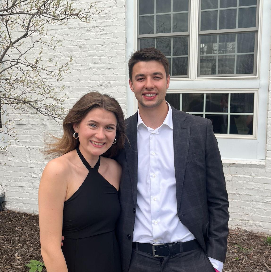 Emma and Sean at her sorority formal (2023)