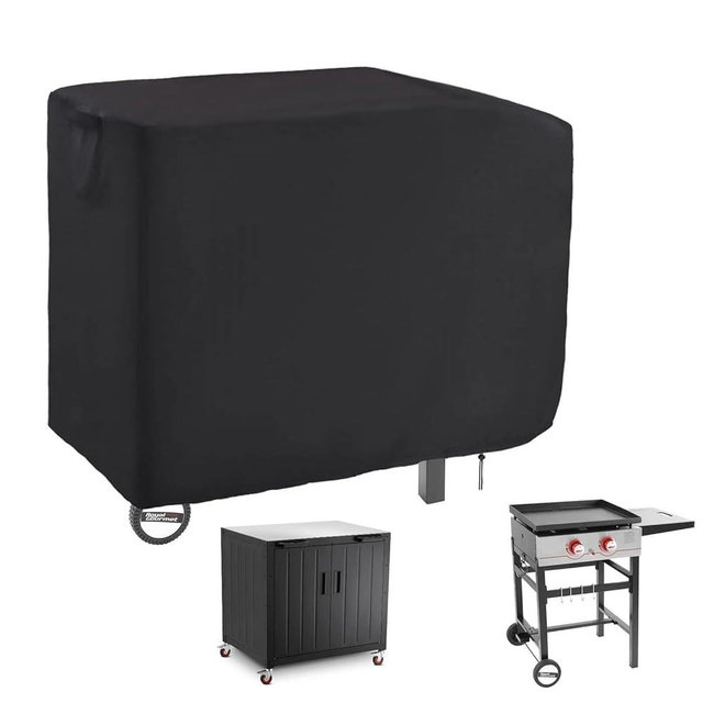 Guisong Flat Top Grill Cover Compatible with Royal Goumet 2 Burner Griddle, 38 Inches Waterproof Propane Griddle Cover for Outdoor Grill Cart Table-38 x 24 x 33.8 Inch