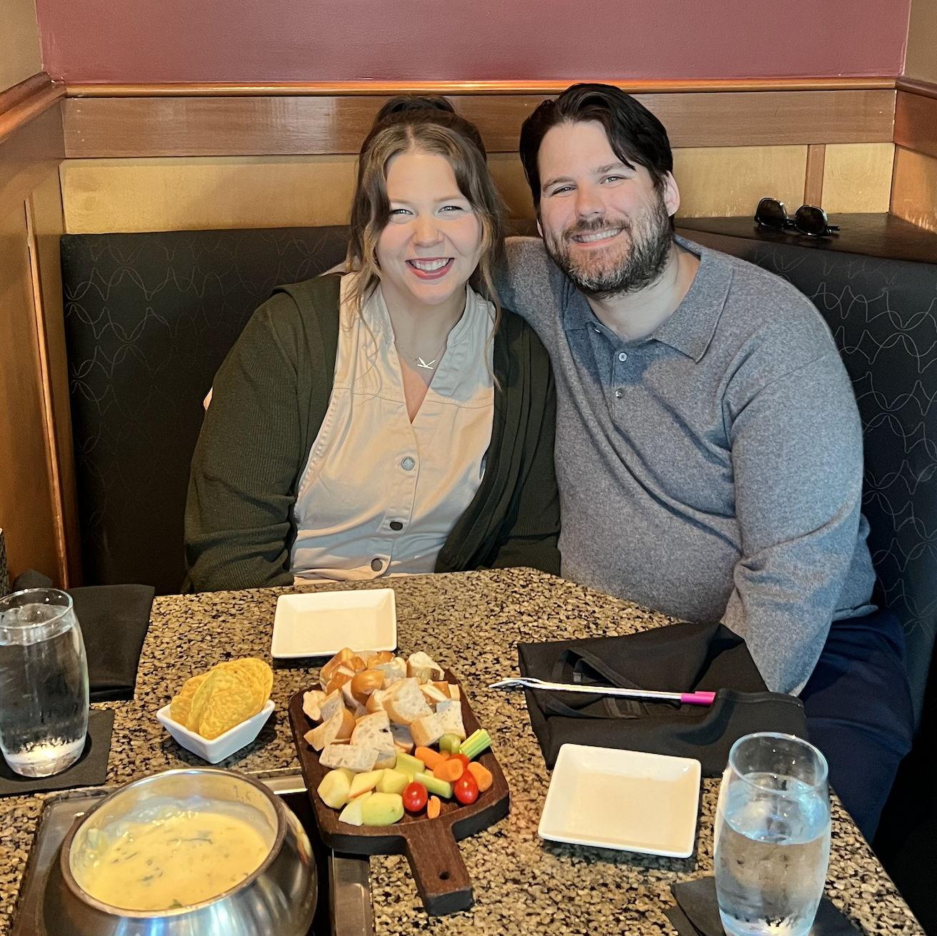 Birthday dinner date at The Melting Pot.