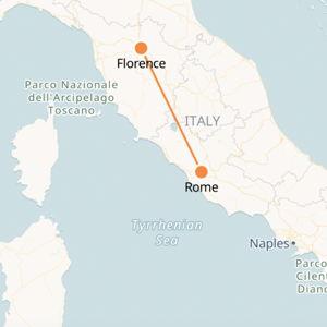 Train from Rome to Florence