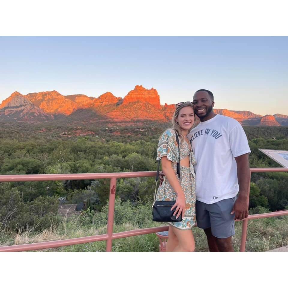 Our first trip together in Sedona, AZ