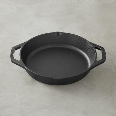 17" Lodge Seasoned Cast Iron Double Handled Skillet