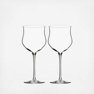 Elegance Rose Wine Glass, Set of 2